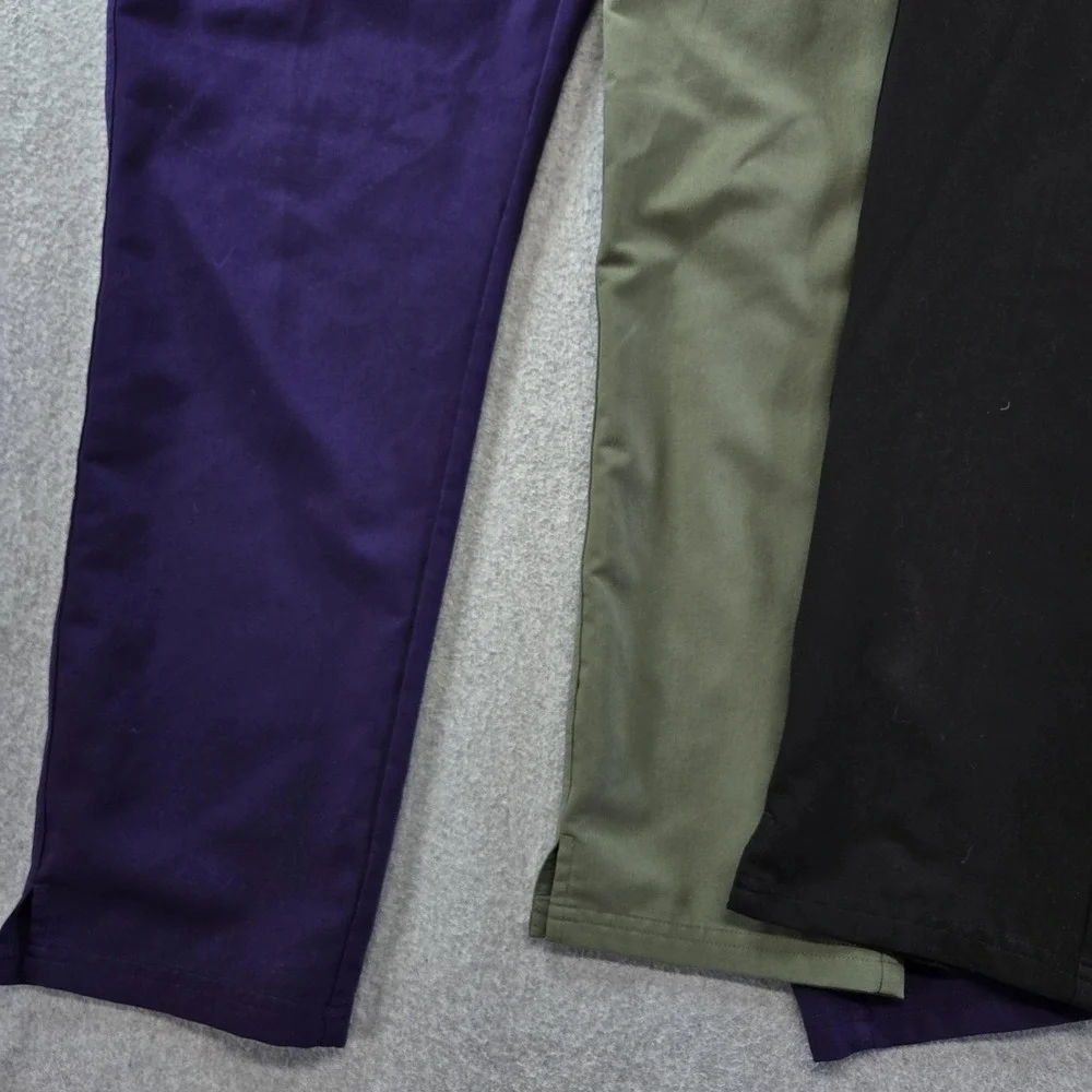 FIGS Pants Mens 36x32 Purple Cargo Relaxed Knit Polyester Viscose‎ Spandex